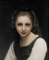 Bouguereau, William-Adolphe - Portrait of a Young Girl